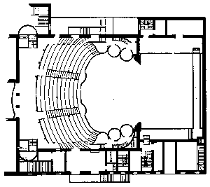 Abbey Theatre Balcony Plan