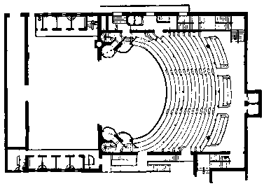 American Theatre Balcony Plan